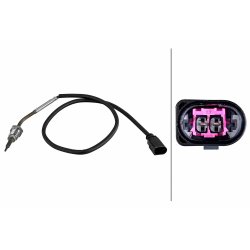 Exhaust Gas Temperature Sensor HELLA 6PT 010 376-791 OE Ref 03L906088DJ HELLA