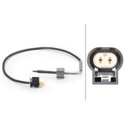 Exhaust Temperature Sensor HELLA 6PT 014 494-011 OE Ref 007 153 75 28