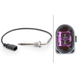 Exhaust Temperature Sensor HELLA 6PT 014 494-071 OE Ref 03L 906 088 AB