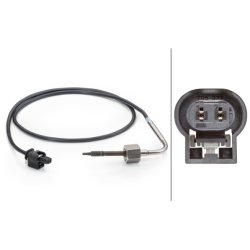 Exhaust Temperature Sensor HELLA 6PT 014 494-091 OE Ref 007 153 91 28