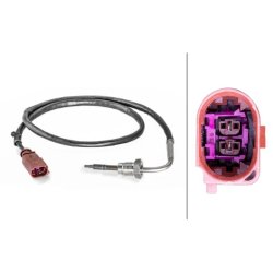 Exhaust Temperature Sensor HELLA 6PT 014 494-411 OE Ref 03L 906 088 DH