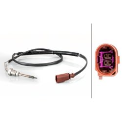 Exhaust Temperature Sensor HELLA 6PT 014 494-461 OE Ref 03L 906 088 FE