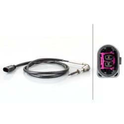 Exhaust Temperature Sensor HELLA 6PT 014 494-671 OE Ref 03L 906 088 L