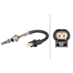 Exhaust Temperature Sensor HELLA 6PT 358 181-221 OE Ref A 001 905 24 00