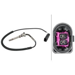 Exhaust Temperature Sensor HELLA 6PT 358 181-501 OE Ref 038906088D