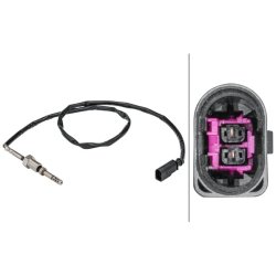 Exhaust Temperature Sensor HELLA 6PT 358 181-561 OE Ref 03L906088CQ