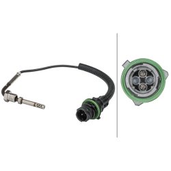 Exhaust Temperature Sensor HELLA 6PT 358 181-571 OE Ref A 161 431 01 03