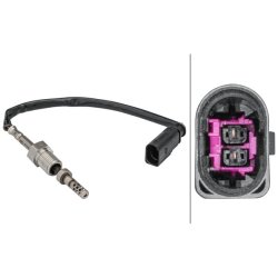 Exhaust Temperature Sensor HELLA 6PT 358 181-591 OE Ref 03L906088JK