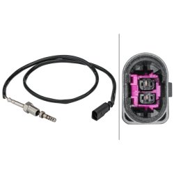 Exhaust Temperature Sensor HELLA 6PT 358 181-641 OE Ref 03L906088EK