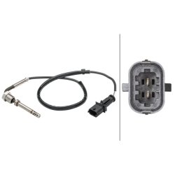 Exhaust Temperature Sensor HELLA 6PT 358 181-721 OE Ref 69502363