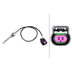 Exhaust Gas Temperature Sensor 6PT358226 121 HELLA 6PT 358 226-121 OE Ref 12643246