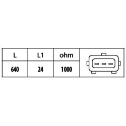 Crankshaft Pulse Sensor HELLA 6PU 009 146-491 OE Ref 500343018