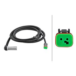 Wheel Speed Sensor HELLA 6PU 230 048-121 OE Ref 1530 702