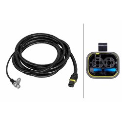 ABS Wheel Speed Sensor 6PU230052 231 HELLA 6PU 230 052-231 OE Ref 81271206204