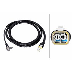 ABS Wheel Speed Sensor 6PU230052 341 HELLA 6PU 230 052-341 OE Ref 81271206186