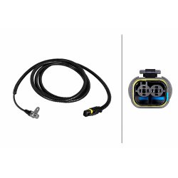 ABS Wheel Speed Sensor 6PU230052 521 HELLA 6PU 230 052-521 OE Ref 81271206200