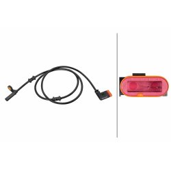 ABS Wheel Speed Sensor 6PU358216 661 HELLA 6PU 358 216-661 OE Ref 1715400213