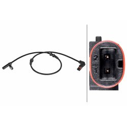 ABS Wheel Speed Sensor 6PU358216 721 HELLA 6PU 358 216-721 OE Ref 2045401817