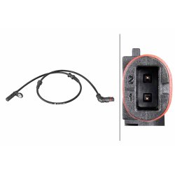 ABS Wheel Speed Sensor 6PU358216 731 HELLA 6PU 358 216-731 OE Ref 2049057902
