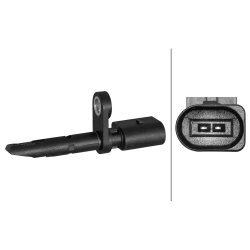 ABS Sensor HELLA 6PU 358 218-471 OE Ref 4M0927803C