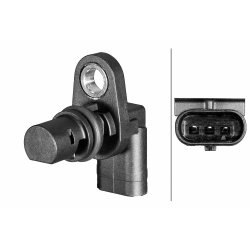 Camshaft Position Sensor 6PU358380 731 HELLA 6PU 358 380-731 OE Ref 04C907601B