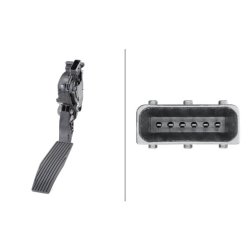 Throttle Pedal Sensor HELLA 6PV 009 765-711 OE Ref 13252702