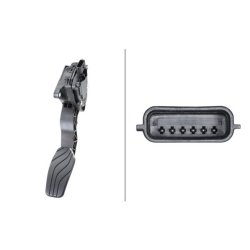 Throttle Pedal Sensor HELLA 6PV 009 978-791 OE Ref 18002-4BA0A