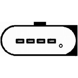 Air Mass Sensor HELLA 8ET 009 142-241 OE Ref 078 133 471 EX