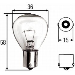 Rotating Beacon Bulb HELLA 8GA 002 074-121 OE Ref KDWHLO9078