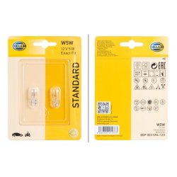 Number Plate Light Bulb HELLA 8GP 003 594-123 OE Ref 71 19 9 978 373 HELLA