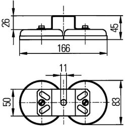 Worklight Base HELLA 8HG 004 806-001 OE Ref KDWHLO9489