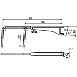 Exterior Mirror Holder HELLA 8HG 501 257-032 OE Ref 39726