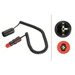 Cigarette Lighter Connection Electric Cable HELLA 8KA 007 589-091 OE Ref 1060377