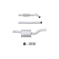 Exhaust Middle Section HELLA 8LC 366 023-671 OE Ref 7675676