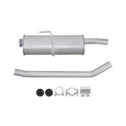 Exhaust Middle Section HELLA 8LC 366 023-801 OE Ref 171753