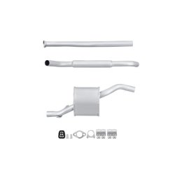 Exhaust Middle Section HELLA 8LC 366 024-841 OE Ref 7663334