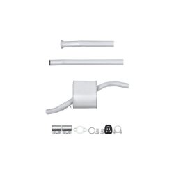 Exhaust Middle Section HELLA 8LC 366 024-871 OE Ref 7799125