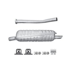 Rear Silencer Box HELLA 8LD 366 026-961 OE Ref 1737097