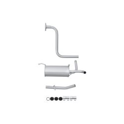 Rear Silencer Box HELLA 8LD 366 028-381 OE Ref 96603788