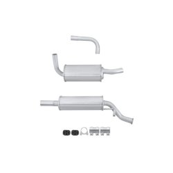 Rear Silencer Box HELLA 8LD 366 028-601 OE Ref 5890529