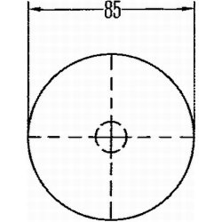 Reflector  HELLA 8RA 002 016-111 OE Ref 1 074 84C 1