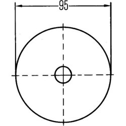 Reflector HELLA 8RA 002 016-121 OE Ref 11025324