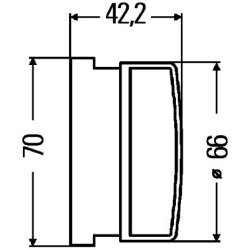 Reflector HELLA 8RA 009 001-031 OE Ref 10665278