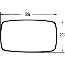 Exterior Mirror HELLA 8SB 003 978-001 OE Ref 4220 9371 HELLA