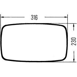 Exterior Mirror HELLA 8SB 501 263-003 OE Ref 1 85773 A1