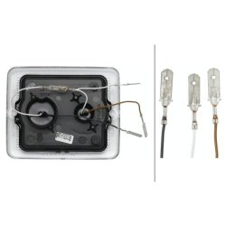 Side Indicator Lens HELLA 9DW 195 804-391 HELLA