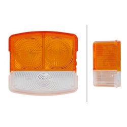 Direction Indicator Lens HELLA 9EL 134 742-021 OE Ref 043 90879