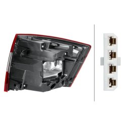 Rear Tail Light HELLA 9EL 354 848-031 OE Ref 5E9 945 711