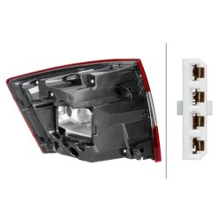 Rear Tail Light HELLA 9EL 354 848-041 OE Ref 5E9 945 712