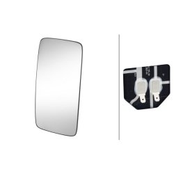 Exterior Mirror Mirror Glass HELLA 9MX 563 716-032 OE Ref A 001 811 43 33